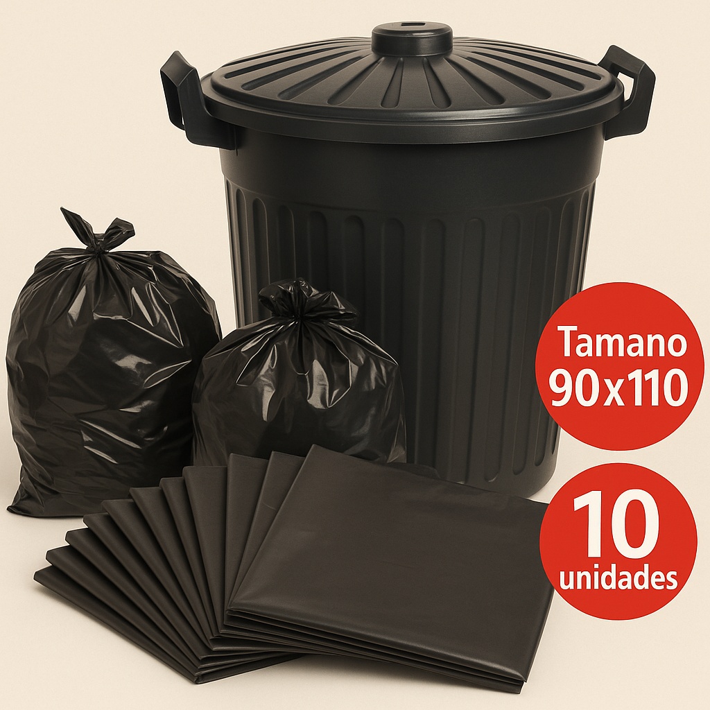 Bolsas de Residuos Sin Marca Compactadora de 90x110 10 Un